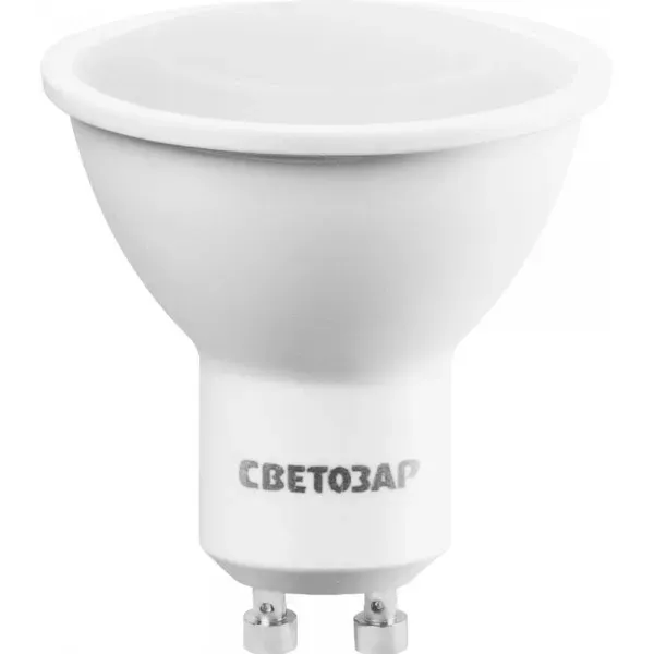 Лампа СВЕТОЗАР светодиодная "LED technology", цоколь GU10, яркий белый свет (4000К), 220В, 5Вт (35) 44565-35_z01 купить в Когалыме
