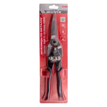 Ножницы по металлу Matrix 78341, удлиненные, 285 мм, пряморежущие, обрезиненные рукоятки купить в Когалыме