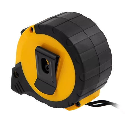 Рулетка Denzel 5м х 25мм, двухкомп. корпус, кнопка-пауза, 31543 купить в Когалыме