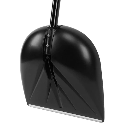 Лопата для уборки снега пластиковая Palisad, 400х417х1390 мм, алюминиевый черенок, 61395 купить в Когалыме