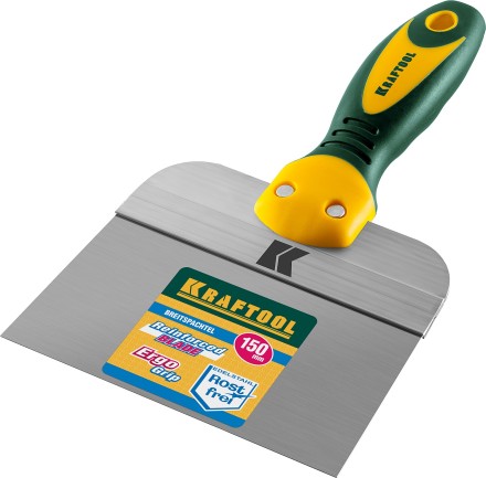 Шпатель KRAFTOOL фасадный с двухкомпонентной ручкой, нержавеющее полотно, 150мм 10036-150 купить в Когалыме
