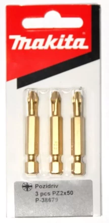 Биты Makita PZ2 50мм 3шт, алмазные (P-38679) купить в Когалыме