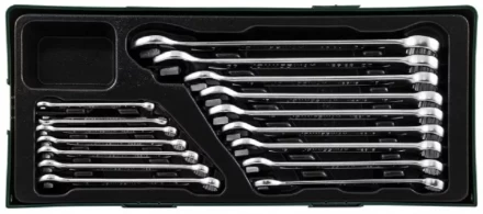 Набор ключей комбинированных 6-24мм 16предметов ложемент Jonnesway W26116ST  W26116SP 48158 купить в Когалыме