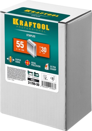 Скобы тип 18GA (55 / 90 / C) 5000 шт 31789-30 купить в Когалыме