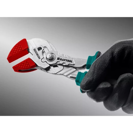 Клещи переставные-гаечный ключ с двухкомпонентными рукоятками и пластиковыми накладками 22066 купить в Когалыме