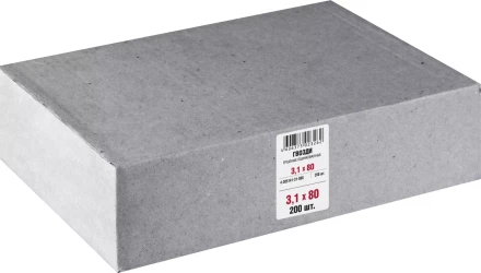 Гвозди ершеные чертеж № 7811-7120 коробка серия МАСТЕР купить в Когалыме