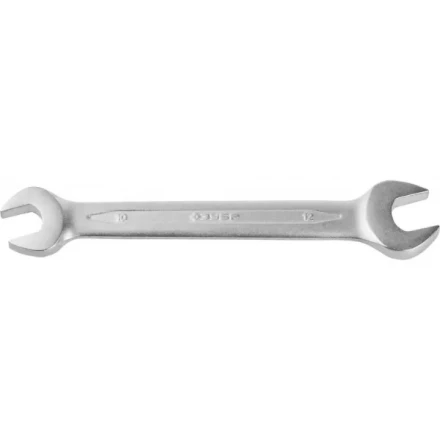 Ключ ЗУБР "ПРОФИ" гаечный рожковый, Cr-V сталь, хромированный, 10х12мм 27027-10-12 купить в Когалыме