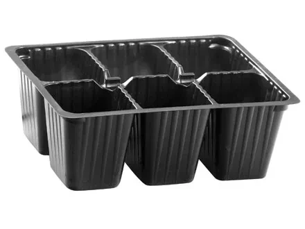 Кассета для рассады 18х13,5см высота 6см 6 ячеек полистирол  Россия 64308 купить в Когалыме