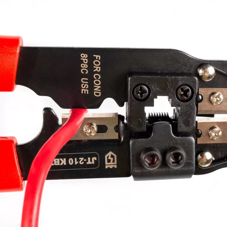 Кримпер многофункциональный КВТ JT-210 со встроенным модулем для обжима RJ-45 (84824) купить в Когалыме