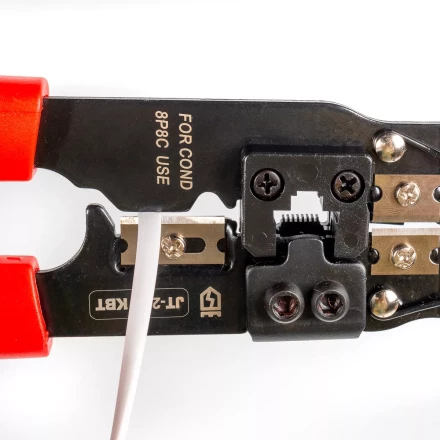 Кримпер многофункциональный КВТ JT-210 со встроенным модулем для обжима RJ-45 (84824) купить в Когалыме