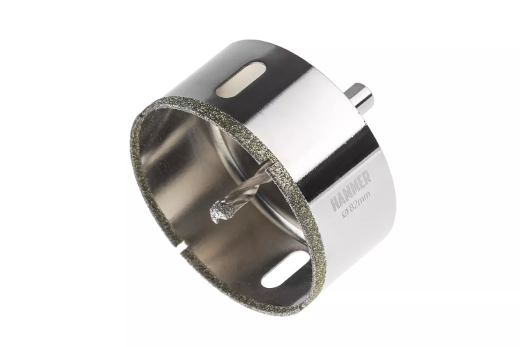 Коронка алмазная HAMMER Ф82мм HEX(DHS82.0*65/5) купить в Когалыме