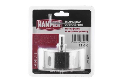 Коронка алмазная HAMMER Ф82мм HEX(DHS82.0*65/5) купить в Когалыме