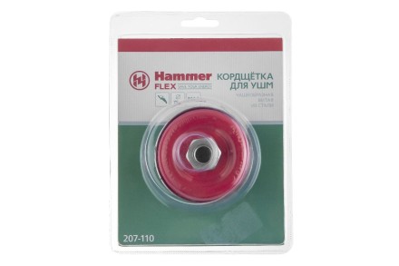 Кордщетка HAMMER чаша 75мм для УШМ витая сталь (207-110) купить в Когалыме