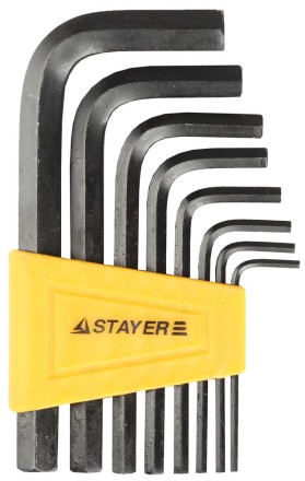 Набор STAYER Ключи &quot;STANDARD&quot; имбусовые, 2 - 10мм, 8 шт 27405-H8 купить в Когалыме