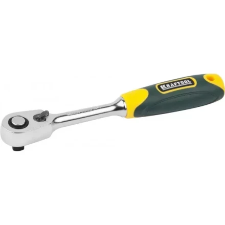 Трещотка для торцовых головок KRAFTOOL "PRO", Сr-V сталь, 60 зубцов, 1/4" 27794-1/4_z02 купить в Когалыме