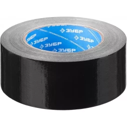 Армированная лента, ЗУБР "ПРОФЕССИОНАЛ" 12096-50-50, универсальная, влагостойкая, 48мм х 45м, черная 12096-50-50