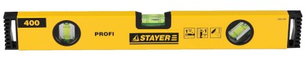 Уровень STAYER &quot;PROFI&quot; &quot;PROFILevel&quot; коробчатый усиленный, фрезерованный, 3 противоударных ампулы, 40см 3466-040 купить в Когалыме