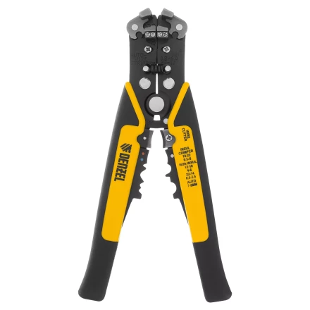 Щипцы для зачистки электропроводов 0,2-6 мм2, функция обрезания проводов Denzel 17742 купить в Когалыме