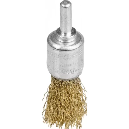 STAYER "PROFESSIONAL". Щетка кистевая для дрели, витая стальная проволока 0,3мм, 17мм 35113-17 купить в Когалыме