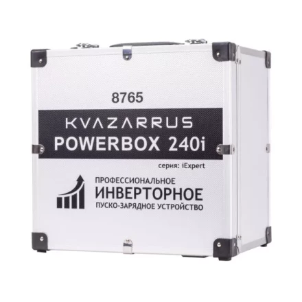 Инверторное пуско-зарядное устройство KVAZARRUS PowerBox 240i таймер и алюминиевый кейс купить в Когалыме