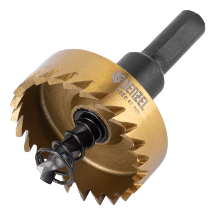 Коронка по металлу HSS, 41 мм, нитридтитановое покрытие Denzel 724113 купить в Когалыме