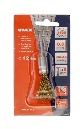 Щетка для дрели ф12 мм концевая VMX 511710 купить в Когалыме