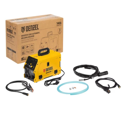 Аппарат инвертор. полуавтомат. сварки Denzel Mini MIG-140FG 94322, 140 А, ПВ 60% купить в Когалыме
