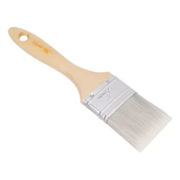 Кисть плоская для лаков "Евро" 2", искусственная щетина, деревянная ручка Matrix 83087