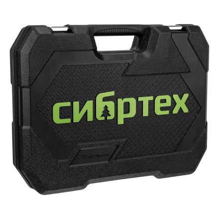 Набор инструментов Сибртех 14170, 1/2", 3/8", 1/4", пластиковый кейс 215 предм. купить в Когалыме