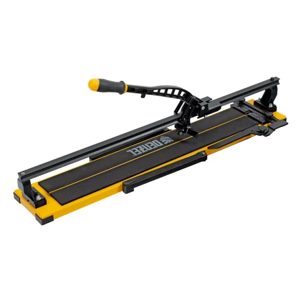 Плиткорез рельсовый Denzel 800х16мм, каретка на подш., стальная станина, усил. рукоятка-пенал 877016 купить в Когалыме