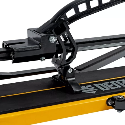 Плиткорез рельсовый Denzel 800х16мм, каретка на подш., стальная станина, усил. рукоятка-пенал 877016 купить в Когалыме