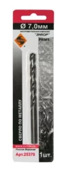 Сверло для металла Р6М5 Ф7,0 мм блистер Энкор 25370
