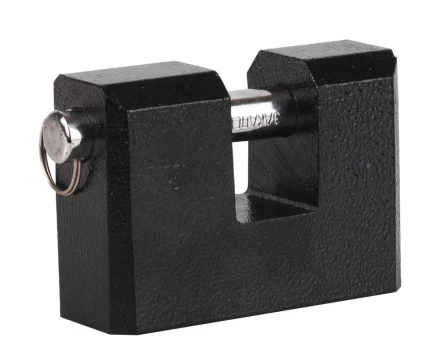 Замок навесной ЗУБР "МАСТЕР" усиленный, дисковый механизм секрета, ключ 7 PIN, дужка d-14мм, 90мм 3720-3_z01 купить в Когалыме