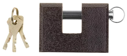 Замок навесной ЗУБР "МАСТЕР" усиленный, дисковый механизм секрета, ключ 7 PIN, дужка d-14мм, 90мм 3720-3_z01 купить в Когалыме