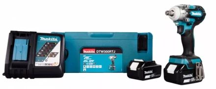 Аккумуляторный ударный гайковерт Makita DTW300RTJ (2 АКБ 5 Ач, ЗУ) купить в Когалыме