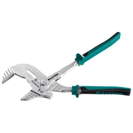 Клещи переставные-гаечный ключ с двухкомпонентными рукоятками и пластиковыми накладками 22069 купить в Когалыме