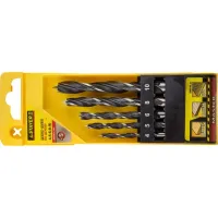 Набор сверл спиральных по дереву "M-type", 5шт(d=4-10мм), М-образная заточка, сталь HCS, STAYER Professional 2942-H5 2942-H5_z01