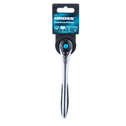 Ключ трещоточный 120 зубьев 1/4&quot; Gross 14135 купить в Когалыме