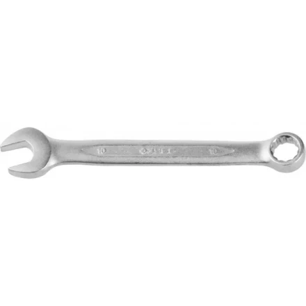 Ключ ЗУБР "ПРОФИ" гаечный комбинированный, Cr-V сталь, хромированный, 10мм 27022-10 купить в Когалыме