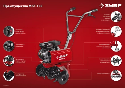 Культиватор бензиновый МКТ-150 серия МАСТЕР купить в Когалыме