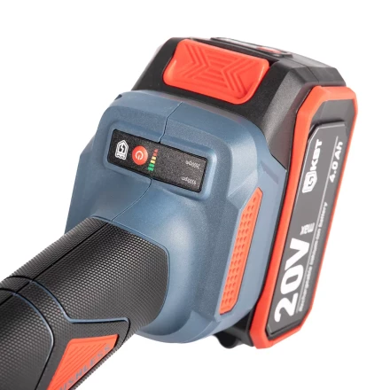 Угловая шлифмашина аккумуляторная бесщеточная КВТ GB-20-125 с оснасткой до 125 мм (102595) купить в Когалыме