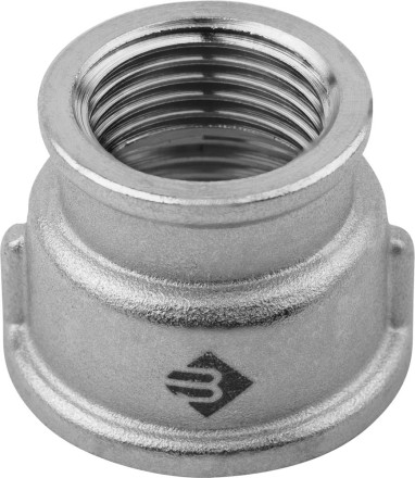 Муфта ЗУБР &quot;ЭКСПЕРТ&quot; переходная, никелированная латунь, 1/2&quot;-3/4&quot; 51292-1/2-3/4 купить в Когалыме