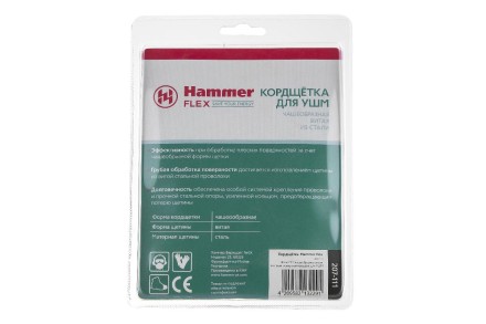 Кордщетка HAMMER чаша 85мм для УШМ витая сталь (207-111) купить в Когалыме