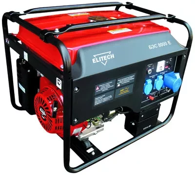 Бензогенератор Elitech БЭС 8000 Е купить в Когалыме