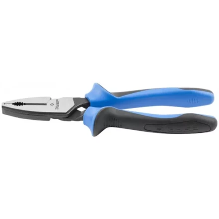 Плоскогубцы ЗУБР "ПРОФЕССИОНАЛ" "ТИТАН" комбинир, двухкомп рукоятка, увелич передаточ усилие, повыш износостойкость, 200 мм 2207-1-20 купить в Когалыме