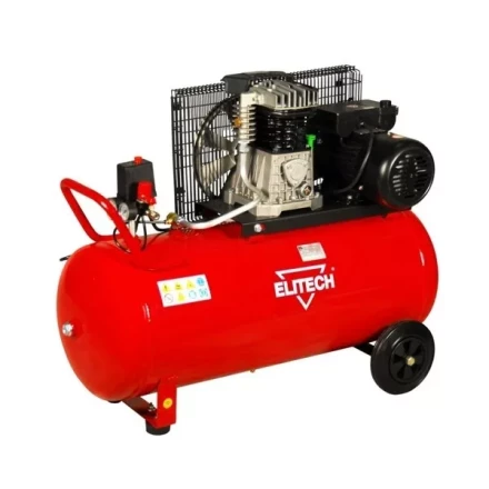 Компрессор масляный поршневой ременной Elitech КР 100/AB515/3Т купить в Когалыме