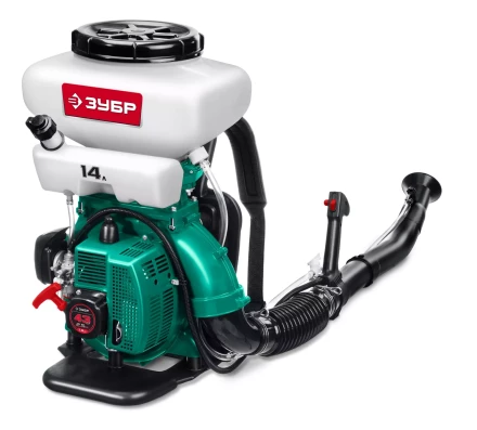 ЗУБР 14 л, 2.5 л.с, бензиновый опрыскиватель (ОПБ-14-43) купить в Когалыме