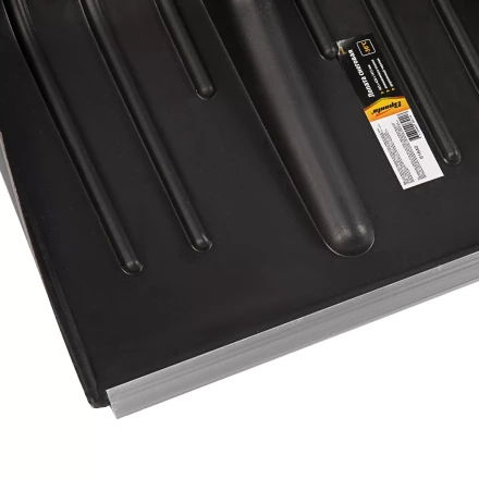 Лопата для уборки снега пластиковая, 405 х 420 х 1415 мм, деревянный черенок, Sparta 61640 купить в Когалыме