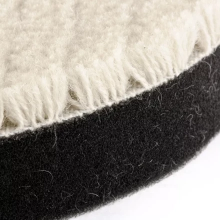 Насадка полировальная "под липучку" 150 мм короткая плетеная шерстяная нить MATRIX 75963 купить в Когалыме