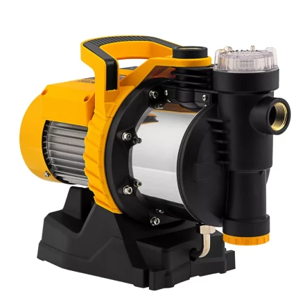 Садовый поверхностный насос Denzel 97305 GP1100SS, 1100 Вт, 4000 л/ч, подъем 45 м, пластик купить в Когалыме